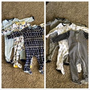 Cloud Island Pajamas Footies Lot